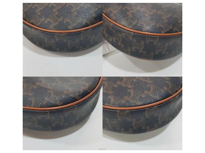 Bolso Hobo Mini Céline de Cuero Marrón - vista 6