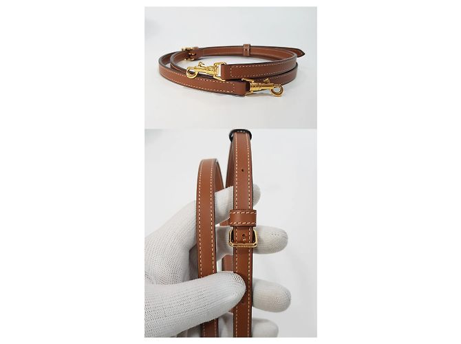 Bolso Hobo Mini Céline de Cuero Marrón - vista 9