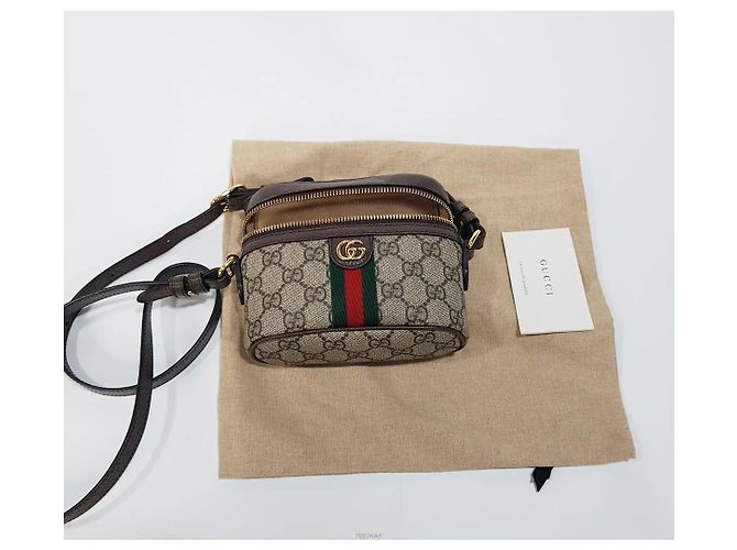 Gucci Mini Borsa Ophidia GG con manico - vista 10