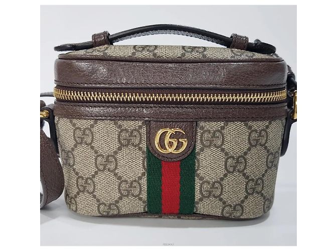 Gucci Mini Borsa Ophidia GG con manico - vista 2