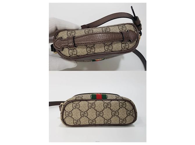 Gucci Mini Borsa Ophidia GG con manico - vista 3
