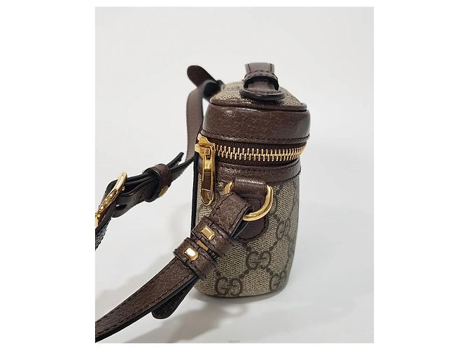 Gucci Mini Borsa Ophidia GG con manico - vista 4