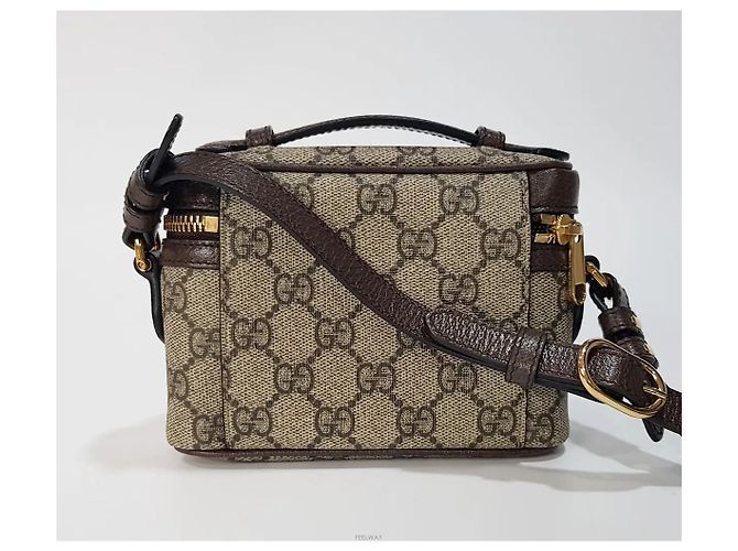 Gucci Mini Borsa Ophidia GG con manico - vista 5