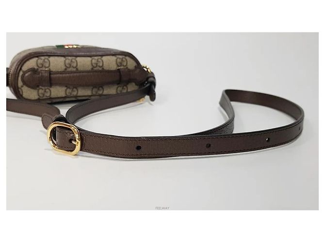 Gucci Mini Borsa Ophidia GG con manico - vista 6