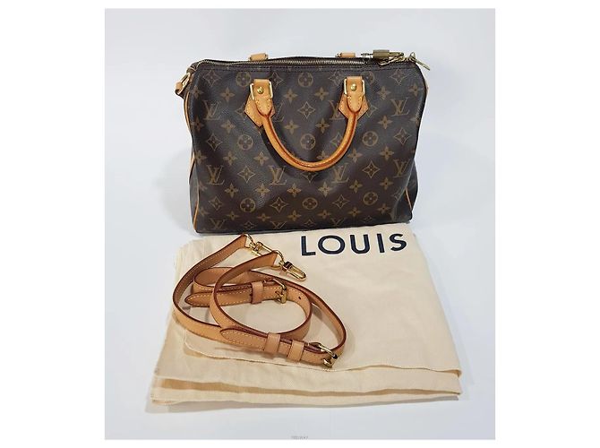 Louis Vuitton Monogram Bandouliere 30 Borsa Tote - vista 10