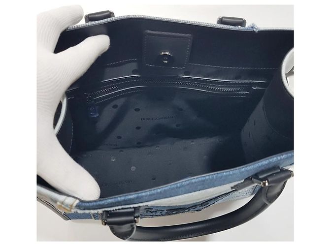 Dolce & Gabbana Denim Patchwork Shopper Bag - Ansicht 8