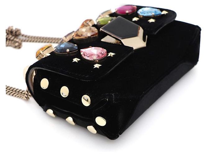 Jimmy Choo Borsa a tracolla mini Velvet Rocket - vista 6