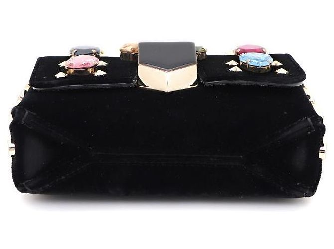Jimmy Choo Borsa a tracolla mini Velvet Rocket - vista 7
