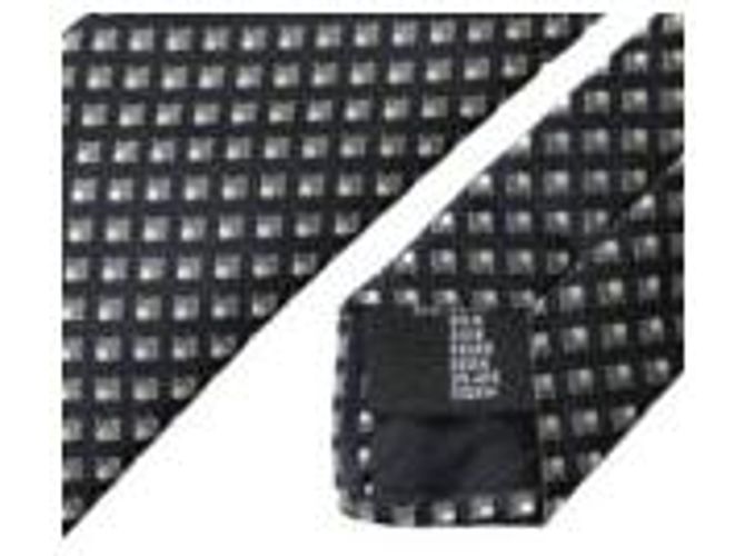 Dolce & Gabbana Dark Gray % Silk Patterned Adjustable Men Tie - view 5