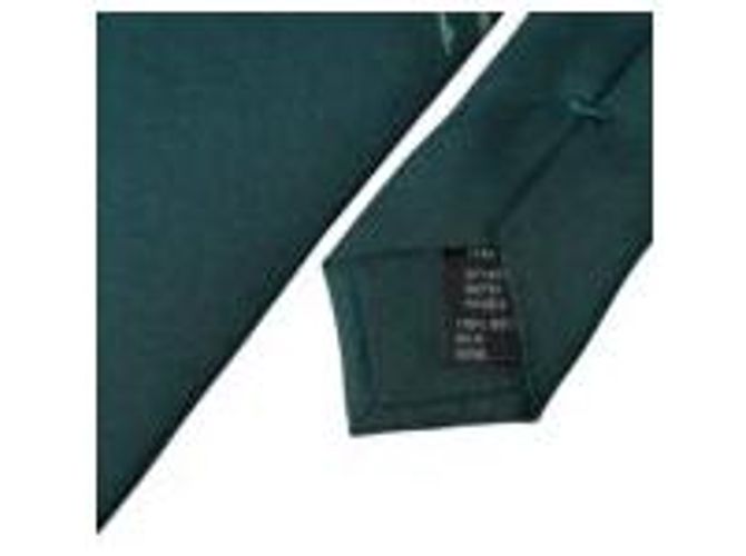 Dolce & Gabbana Cravatta regolabile da uomo in % seta stampata verde - vista 3
