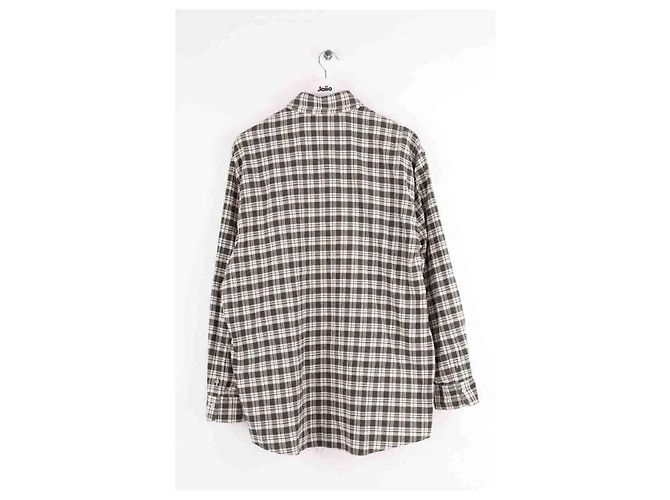 Camicia Gucci in cotone kaki L - vista 3