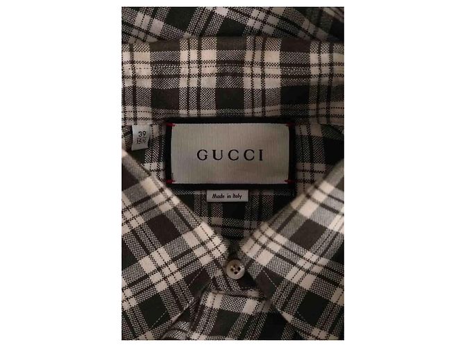 Camicia Gucci in cotone kaki L - vista 5