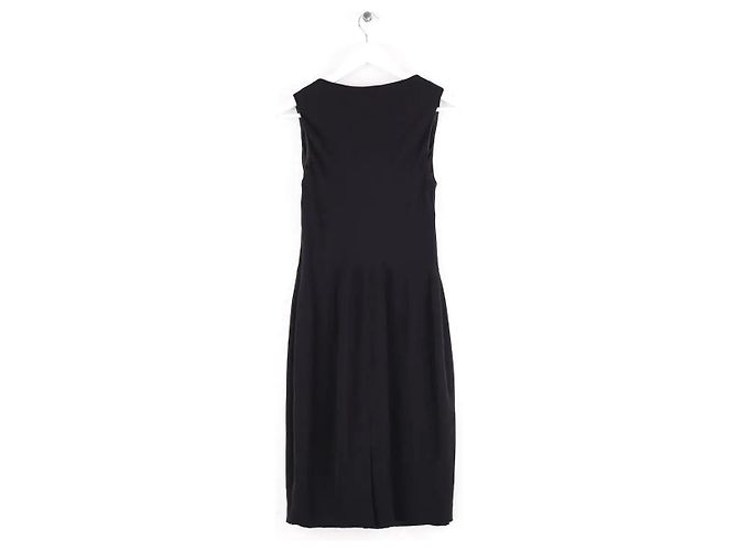 Dior Kleid aus schwarzer Seide - Ansicht 3