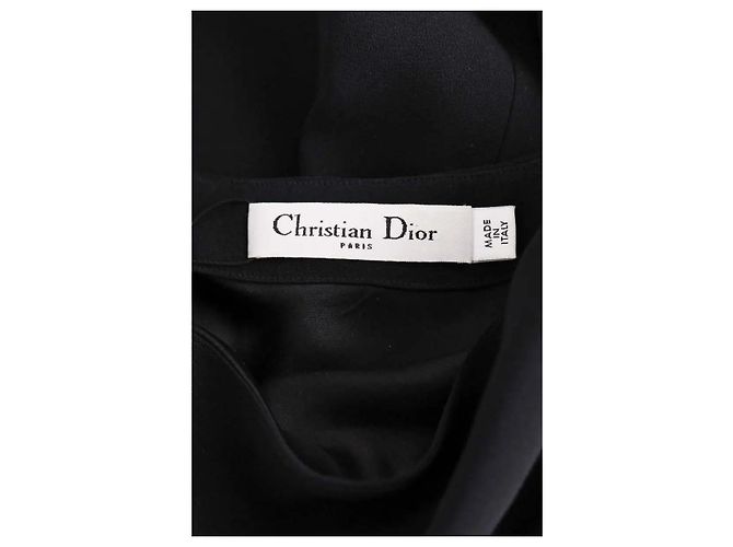 Dior Kleid aus schwarzer Seide - Ansicht 5