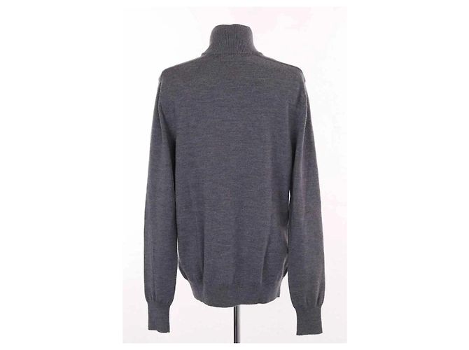 Jersey de lana gris Burberry - vista 4