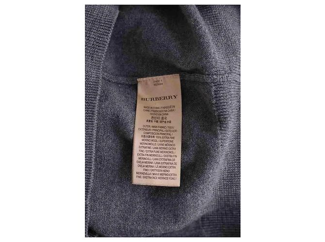 Jersey de lana gris Burberry - vista 6