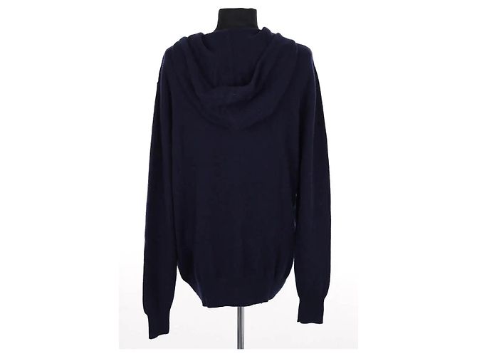 Autre Marque Marineblauer Kapuzenpullover - Ansicht 4