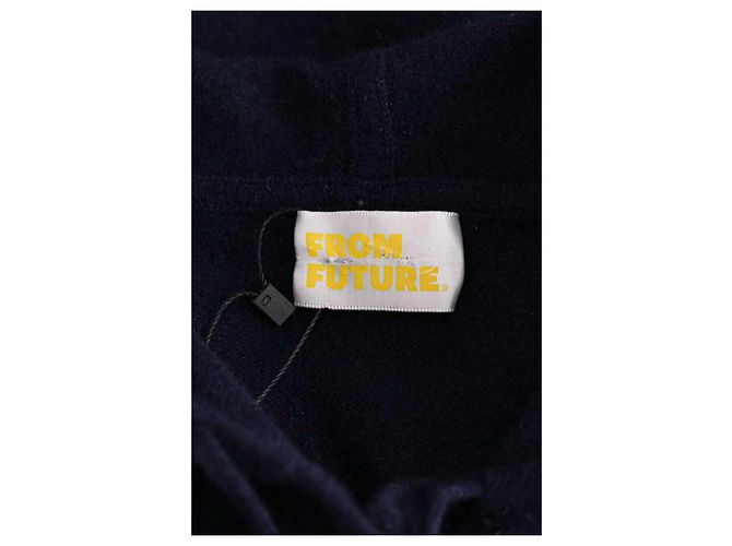 Autre Marque Marineblauer Kapuzenpullover - Ansicht 5
