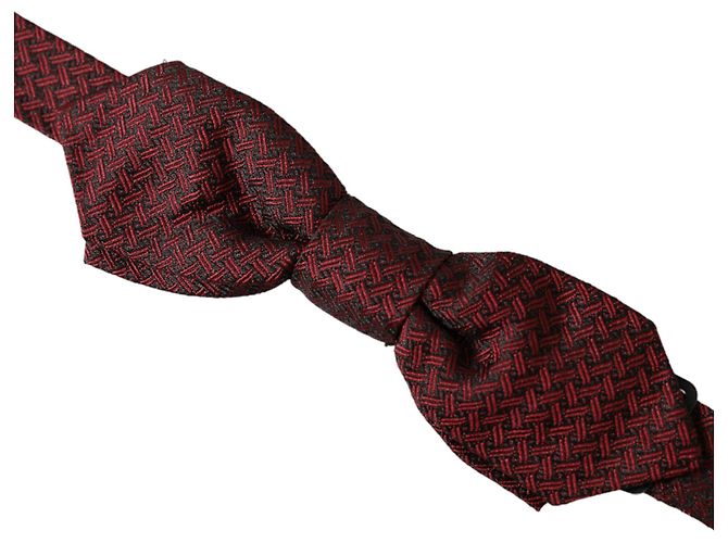 Dolce & Gabbana Papillon regolabile da uomo Red Silk Fantasy - vista 2