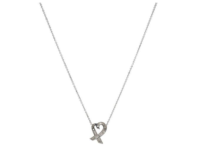 Tiffany & Co Collana in argento Cubic Loving Heart - vista 2