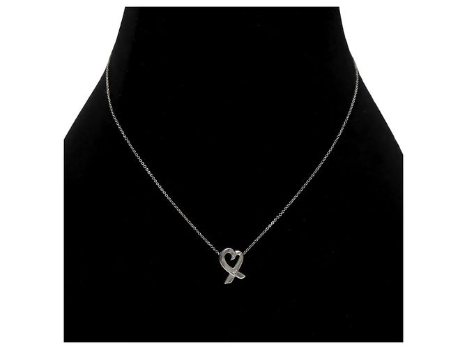 Tiffany & Co Collana in argento Cubic Loving Heart - vista 5