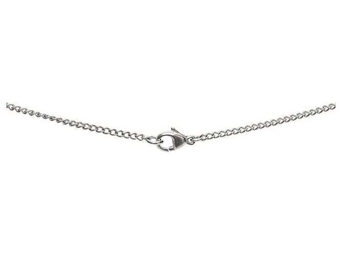 Chanel Ivory CC Silber Halskette - Ansicht 3