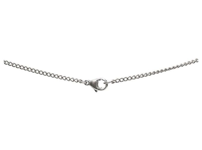 Chanel Ivory CC Silber Halskette - Ansicht 4