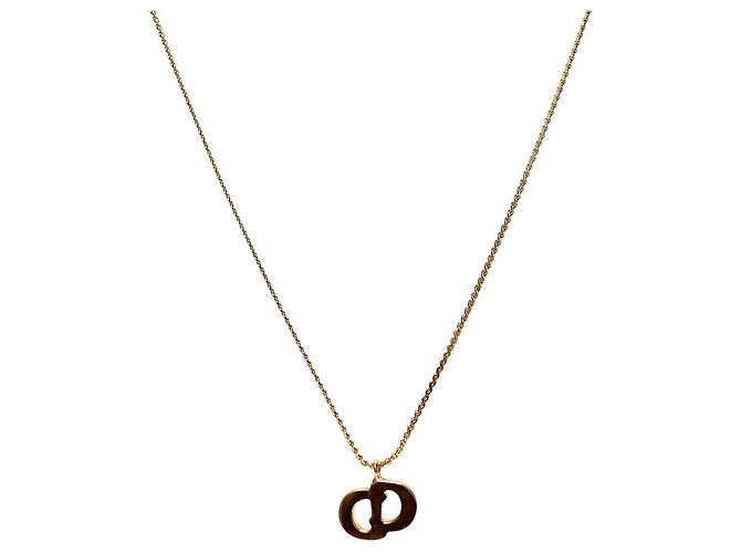 Dior Cubic CD Gold Halskette - Ansicht 2