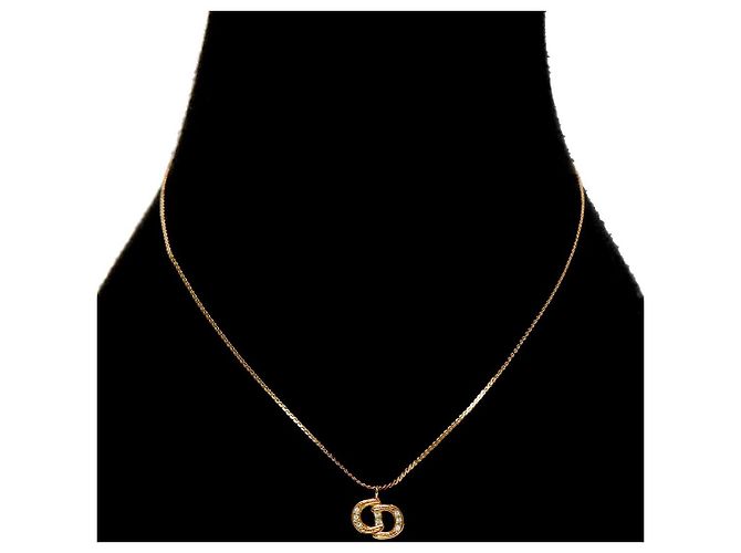 Dior Cubic CD Gold Halskette - Ansicht 5
