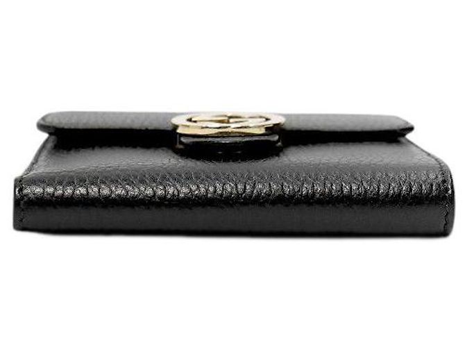 Gucci Interlocking Geldbörse Schwarz - Ansicht 4