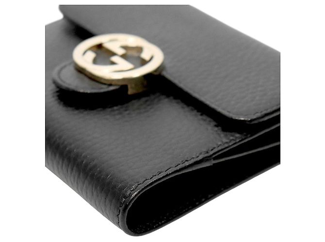 Gucci Interlocking Geldbörse Schwarz - Ansicht 5