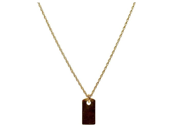 Dior Plate Gold Halskette - Ansicht 2