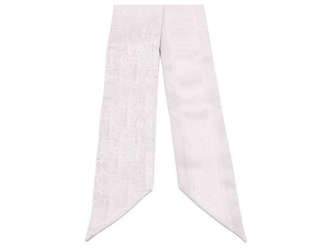 Dior Pañuelo de seda Mica Oblique rosa - vista 3