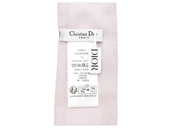 Dior Pañuelo de seda Mica Oblique rosa - vista 4