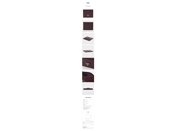Prada Saffiano Logo Card Holder - view 11