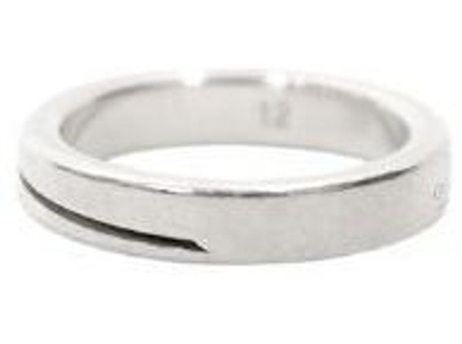 Gucci Anillo de plata entrelazado diagonal - vista 2