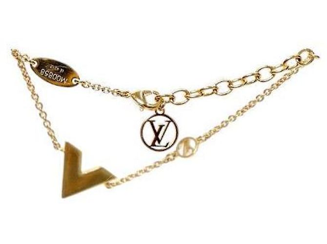 Bracciale Louis Vuitton Essential V Oro - vista 3