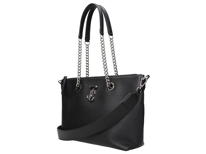 Jimmy Choo Borsa a tracolla in pelle nera - vista 2