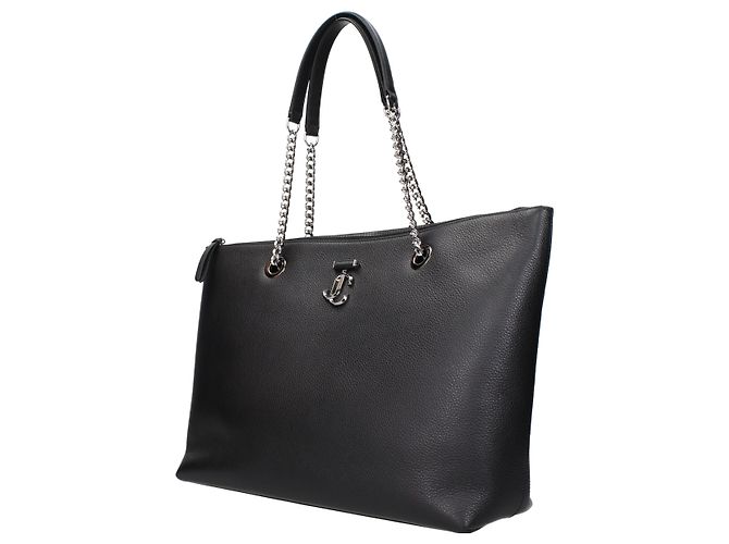 Jimmy Choo Borsa a tracolla in pelle nera - vista 2