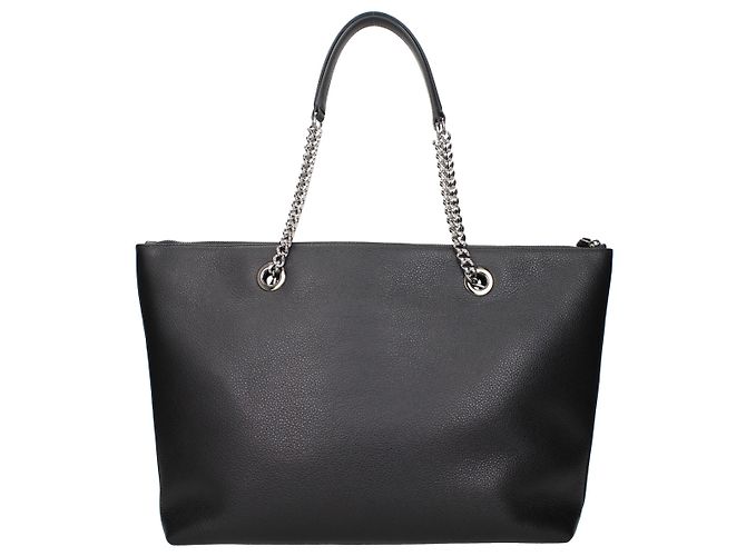 Jimmy Choo Borsa a tracolla in pelle nera - vista 3
