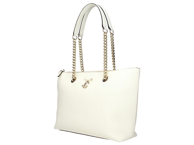 Jimmy Choo Borsa a tracolla in pelle bianca - vista 2
