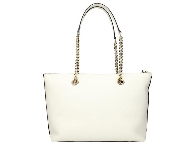 Jimmy Choo Borsa a tracolla in pelle bianca - vista 3