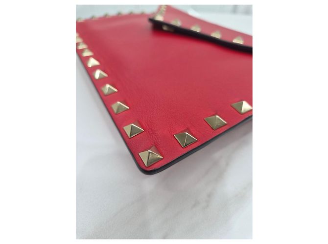 Valentino Clutch a busta con tracolla Rockstud in pelle - vista 17