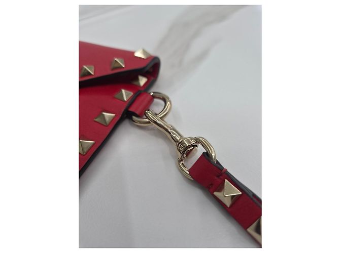 Valentino Clutch a busta con tracolla Rockstud in pelle - vista 20