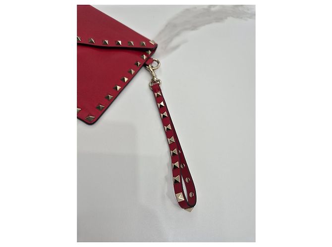 Valentino Clutch a busta con tracolla Rockstud in pelle - vista 21