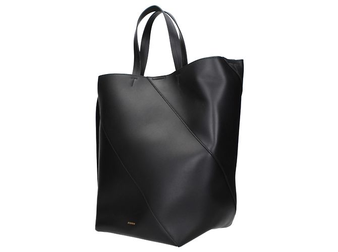 Jil Sander Borsa crossbody in pelle nera - vista 2