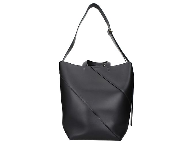 Jil Sander Borsa crossbody in pelle nera - vista 4