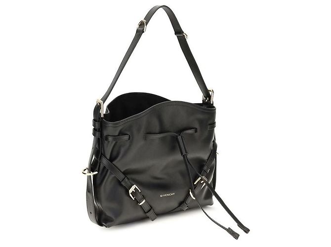 Givenchy Borsa Bucket Bos Taurus in pelle di vitello nera - vista 2