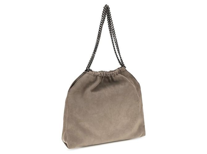 Stella Mc Cartney Borsa a tracolla in poliestere beige - vista 2