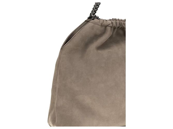 Stella Mc Cartney Borsa a tracolla in poliestere beige - vista 4